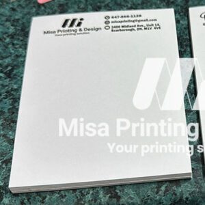 Sample notepad index